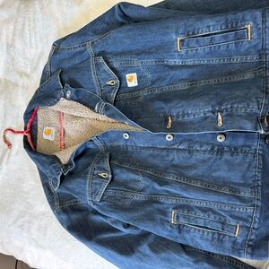 Carhartt Blue Jean Jacket Classic Design
